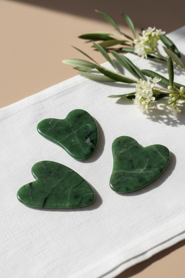 Green Gua-sha Face Massager
